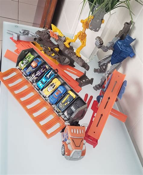 Hot Wheels Pista Caminh O E Carrinho Brinquedo Para Beb S Hot Wheels Usado Enjoei