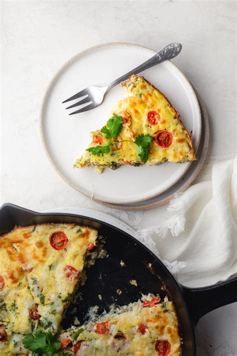 Easy Vegetable Frittata Feelgoodfoodie