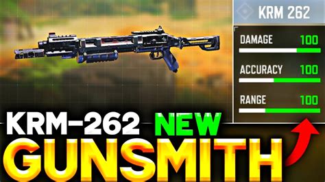 Krm 262 Best Gunsmith In Cod Mobile Season 10 Krm 262 Best