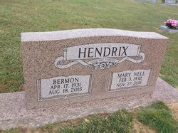 Mary Hendrix Find A Grave Memorial