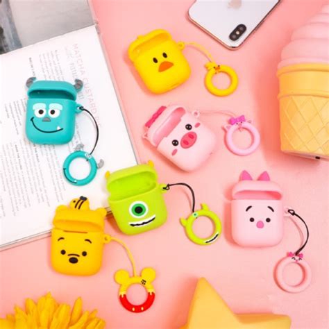 Jual Airpods Case With Ring Sully Monster Inc Pooh Piglet Duck Piggy