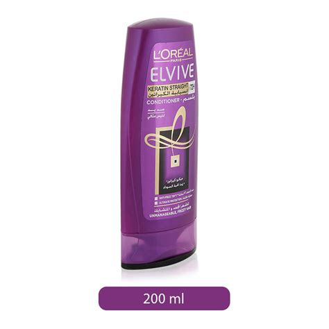 L Oreal Paris Elvive Keratin Straight Conditioner 200ml