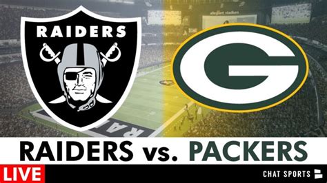 Raiders Vs Packers Live Stream Scoreboard Free Mnf Play By Play