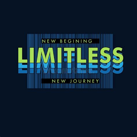 Limitless Motivational Typography Inspirational Slogan Poster Design