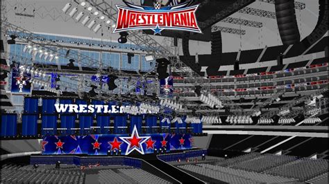 Wrestlemania 32 Stage Concept Made By The Slamdesigns Youtube