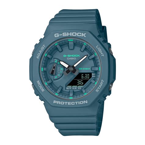 Reloj G SHOCK GMA S2100GA 3A Carbono Acero Mujer Verde Btime