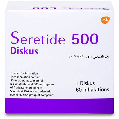 Seretide 500 Mcg Diskus 60pcs