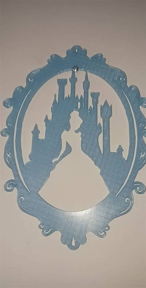 Cinderella Silhouette Inside Castle | Etsy