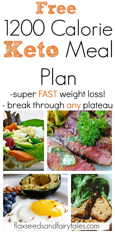 1200 Calorie Meal Plan Printable