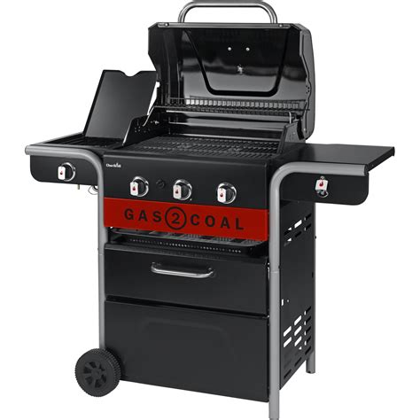 Barbecue A Gas E Carbone GAS2COAL 2 0 3B Char Broil 3 Fuochi In Acciaio