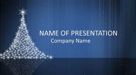 Christmas Tree PowerPoint Template - Templateswise.com