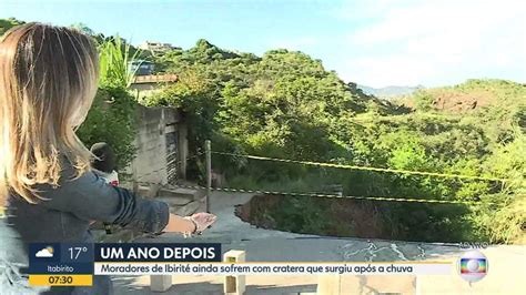 V Deo Moradores De Ibirit Ainda Sofrem Cratera Que Surgiu Depois