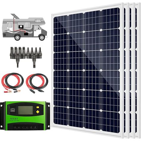 Buy Watts Volts Rigid Monocrystalline Solar Rv Kit Off Grid Kit