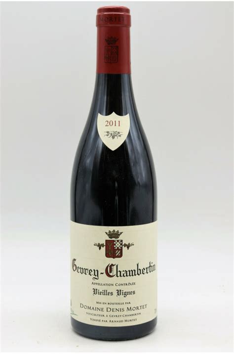 Denis Mortet Gevrey Chambertin Vieilles Vignes Vins Millesimes