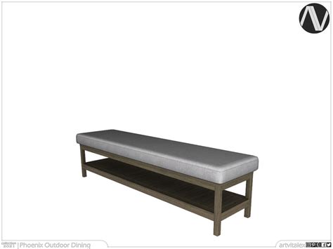 Sims 4 Bench Cc