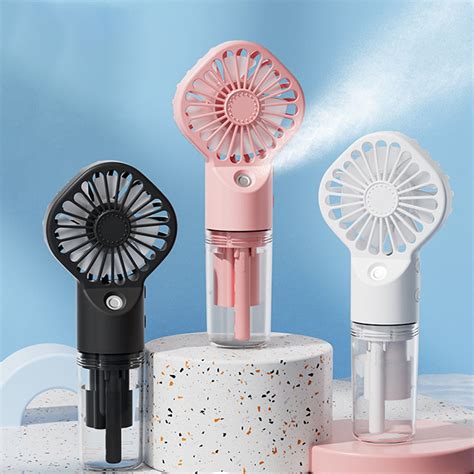 Hmoonory Hand Held Spray Fan Portable Mini Charging Hand Held Fan Spray