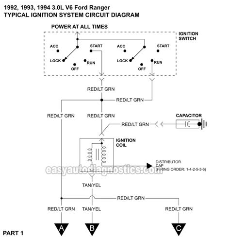 Part 1 1992 1994 30l Ford Ranger Ignition Control Module Wiring Diagram