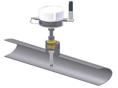 Linear Polarisation Resistance LPR Probes Fixed Into Pipe Figure