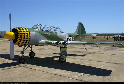 Vh Yko Yakovlev Yak 52 Warbird Aviation James Evans Jetphotos