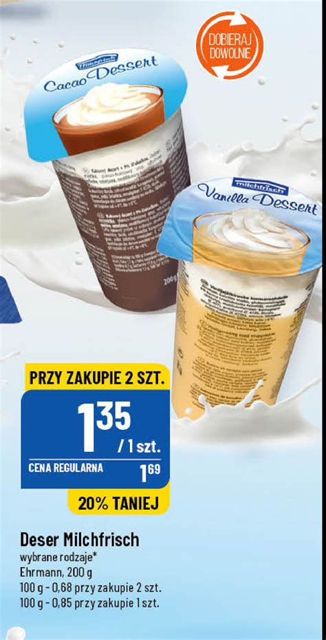 Deser Czekoladowy Z Bit Mietan Milchfrisch Cena Promocje