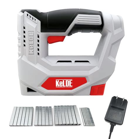 Kelde Cordless Staple Gun Nail Gun Kit 2000mah Li Ion Rechargeable Stapler Battery Powered Brad