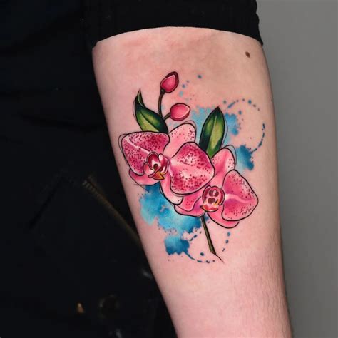 Tatuajes de orquídeas Orchidaceae 35 increíbles diseños en HD