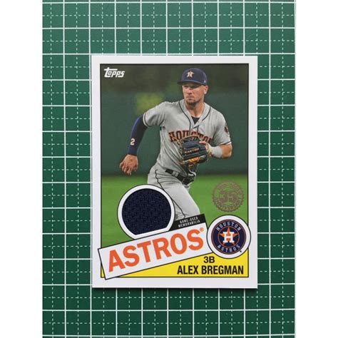 TOPPS MLB 2020 SERIES 1 85R AB ALEX BREGMAN HOUSTON ASTROS メモラビリアカード