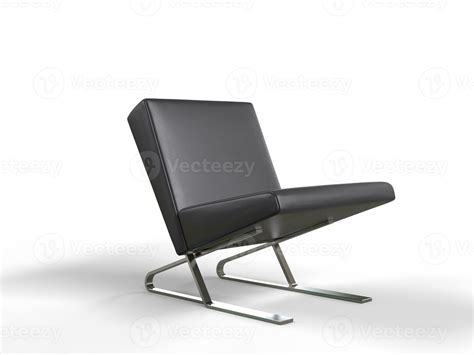 Modern black leather armchair 31200987 Stock Photo at Vecteezy