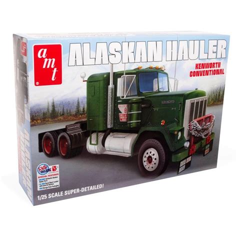 Skill 3 Model Kit Kenworth Conventional Tractor Alaskan Hauler 1 25