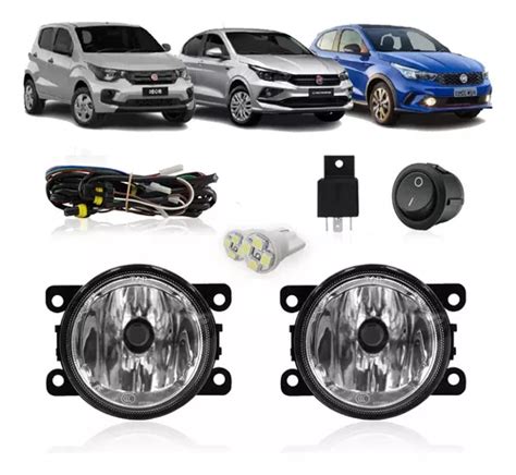 Kit Farol De Milha Fiat Mobi Brinde Frete Gr Tis