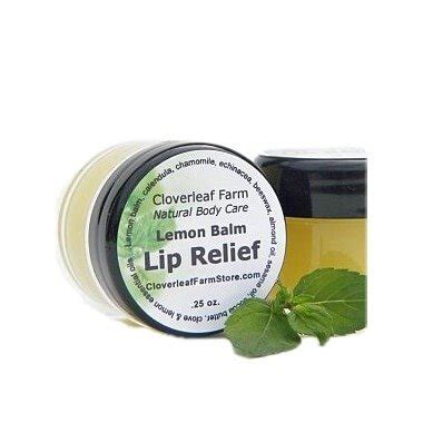 Lemon Balm Lip Relief - Cloverleaf Farm