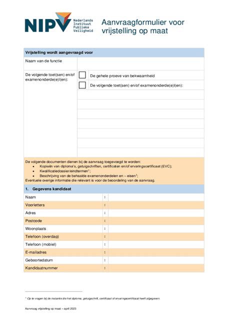 Invulbaar Online Procedure En Aanvraagformulier Beoordeling