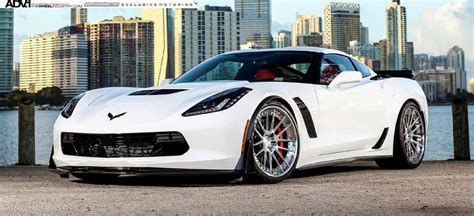 [PICS] Shock and Awe: Arctic White Corvette Z06 on Polished Aluminum ...