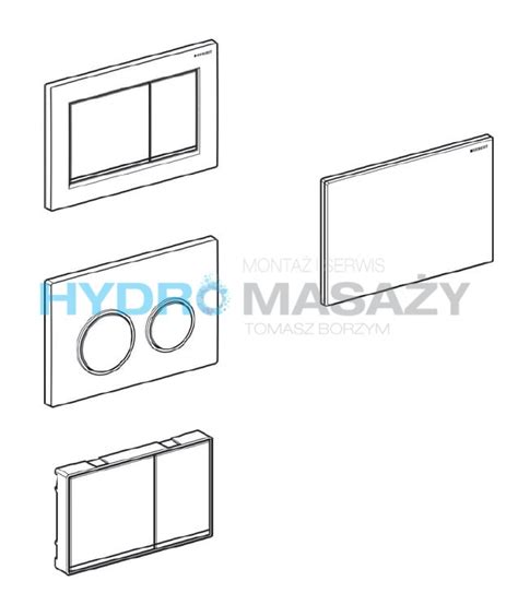 Geberit części zamienne do spłuczki Omega 12 cm produkcja od 2014