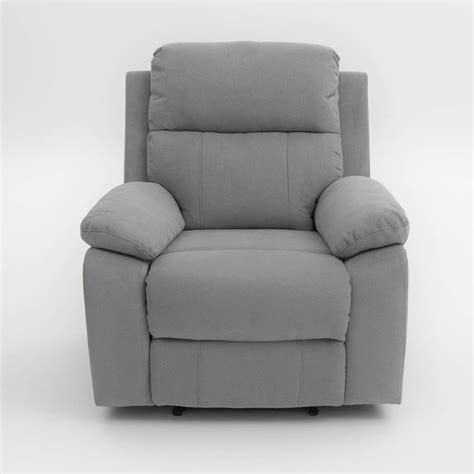 Silla Reclinable Moderna 1 Puesto En Poliéster Mecánica Mora 89 X 98 X