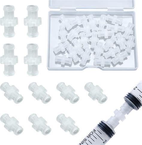 Amazon Pcs Syringe Adapter Clear Female Luer Lock Luer Coupler