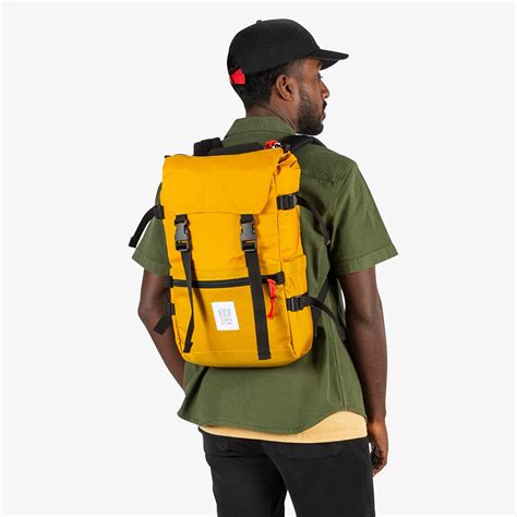 Topo Designs Rover Pack Classic Mustard Backpack With Timeless Styling