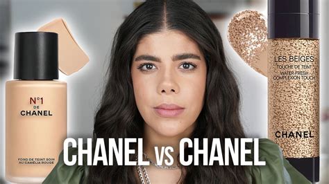 N De Chanel Vs Chanel Les Beiges Touche De Teint Youtube