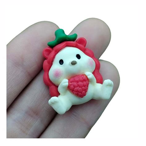 Kawaii Flatback Resin Hedgehog Cartoon Flat Back Resin Etsy