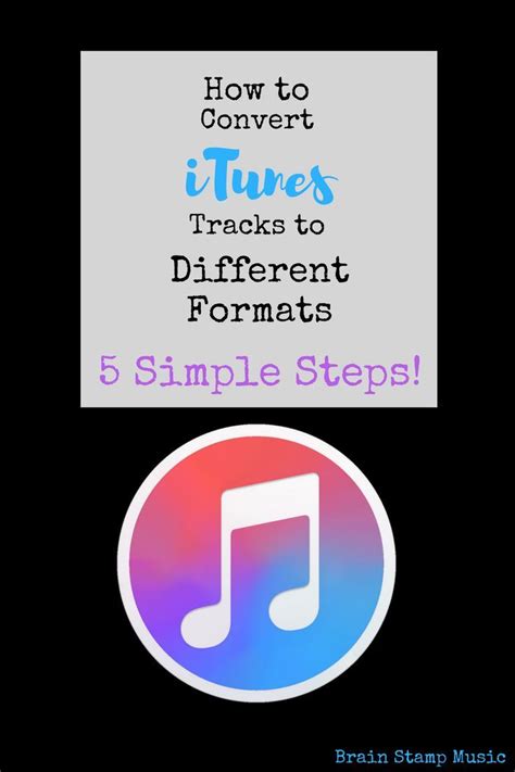 How To Convert ITunes Tracks To Different Formats 5 Simple Steps