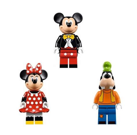 Kit Boneco Mickey Minnie Pateta Disney Blocos De Montar BLOCO DE