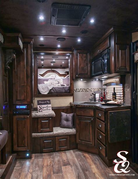 Inside Of Horse Trailers Living Quarters