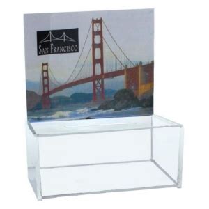 Factory Price Clear Acrylic Coin Display Money Donation Box YGLJK002