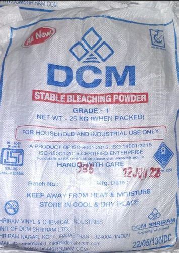 Dcm Shriram Bleaching Powder At Rs Kg Dcm Stable Bleaching Powder