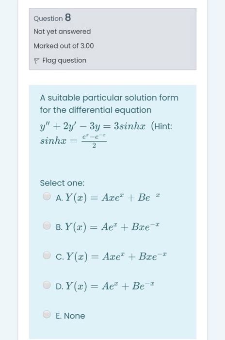 Solved Question Not Yet Answered Marked Out Of P Flag Chegg