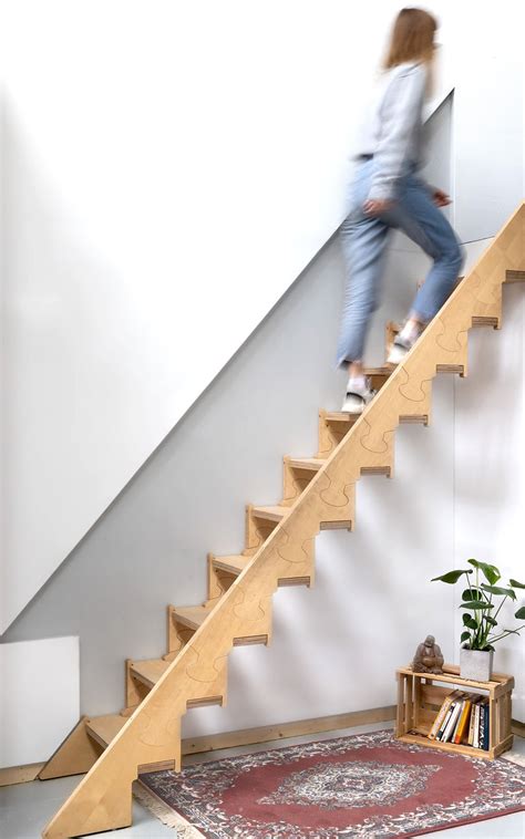 This Folding Staircase Is Perfect For Tiny Homes Or Apartments With