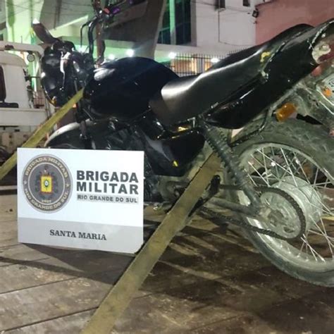 Brigada Militar Apreende Motocicleta Sinais Identificadores