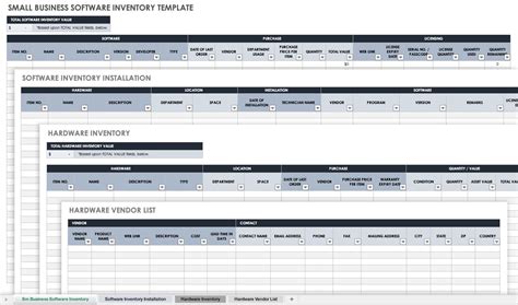 Free Small Business Inventory Templates | Smartsheet