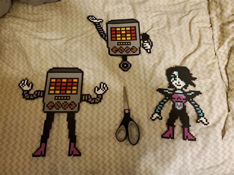 UNDERTALE Mettaton Perler Bead Sprite Set Etsy