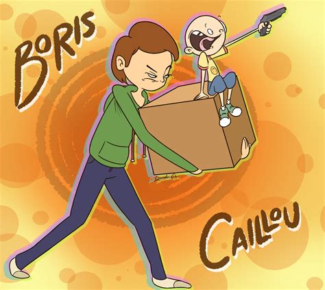 Boris and Caillou by BrandyArts on Newgrounds